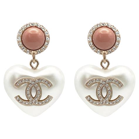 spli chanel earrings|Chanel ring earrings.